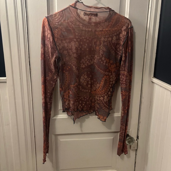 Urban Outfitters Women’s Y2K Fairy Grunge Cairo Sheer Mesh Top - Picture 3 of 4